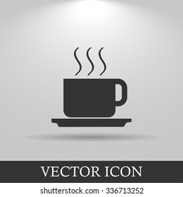 coffee vector illustration. Flat design style EPS