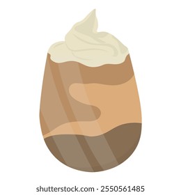 Ilustração do vetor de café - Glace Coffee