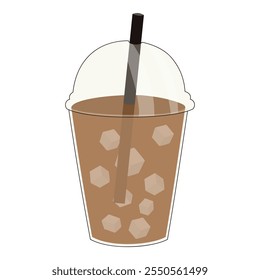 Coffee Vector Illustration - Ice Coffee