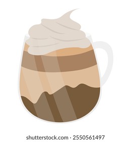 Coffee Vector Illustration - Latte Coffee