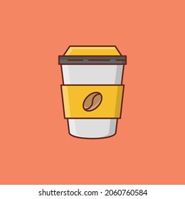 coffee Vector illustration on a transparent background. Premium quality symbols. Vector Line Flat color  icon for concept and graphic design.