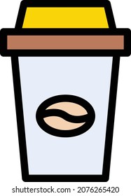 Kaffee-Vektorgrafik auf transparentem Hintergrund. Symbole in Premium-Qualität. Schlagt das Vektorsymbol für Konzept und Grafikdesign.
