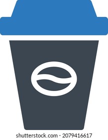 Kaffee-Vektorgrafik auf transparentem Hintergrund. Symbole in Premium-Qualität. Glyphen Vektorsymbol für Konzept und Grafikdesign.