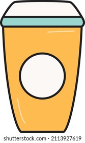 coffee Vector illustration on a transparent background.Premium quality symmbols.Vector line flat icon for concept and graphic design.
