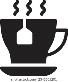 Kaffee-Vektorgrafik auf transparentem Hintergrund.Hochwertige Symbole.Glyphen-Vektorsymbol für Konzept und Grafikdesign. 
