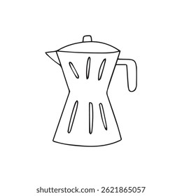 Coffee vector illustrations simple minimalistic flat design style.