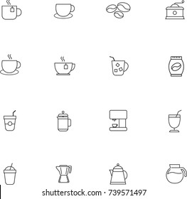 Coffee Vector Line Icon