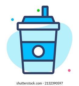 coffee vector Line Icon. Simple Creative vector Line Icon