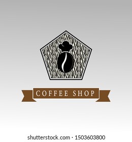 Coffee Vector Logo Design Template. Coffee Shop label illustration collection. - Vector