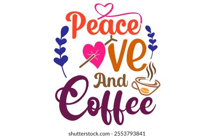 Coffee. Vector logo word. Design for poster, flyer, banner, menu cafe. Hand drawn calligraphy text. Typography coffee logo