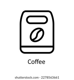 Coffee Vector       outline Icons. Simple stock illustration stock