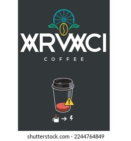 DISEÑO DE CAMISETAS T DEL VECTOR DE CAFÉ