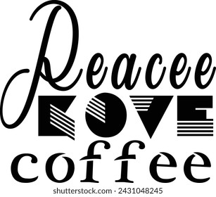 coffee vector t shirt design 