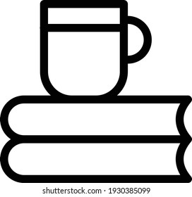 coffee vector thin line icon