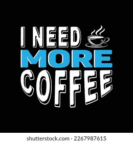 coffee vector t-shirt typography design 