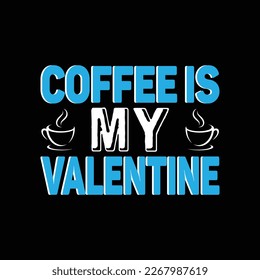 coffee vector t-shirt typography design 