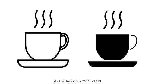 Coffee vectors icons graphics set