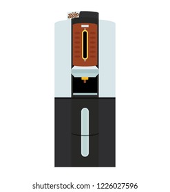 
A coffee vending to get fresh instant coffee on a vending 

