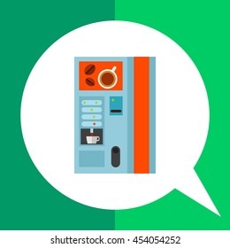 Coffee vending machine icon