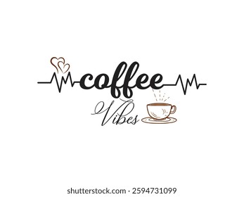 Coffee vibes stylish coffee inspired artwork and logo ideas