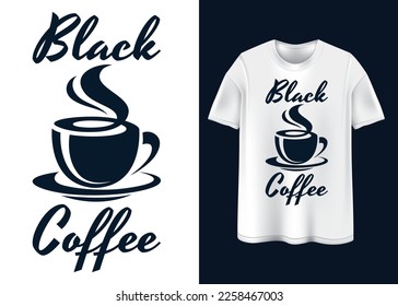 Coffee vibes Typography T-shirt design