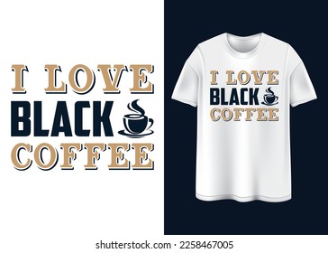 Coffee vibes Typography T-shirt design