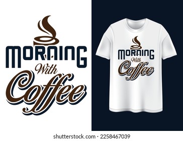 Coffee vibes Typography T-shirt design