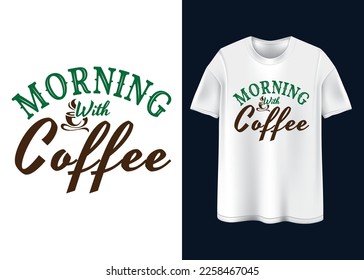 Coffee vibes Typography T-shirt design