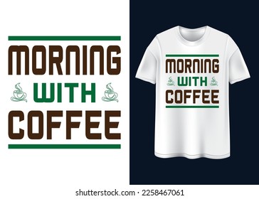 Coffee vibes Typography T-shirt design