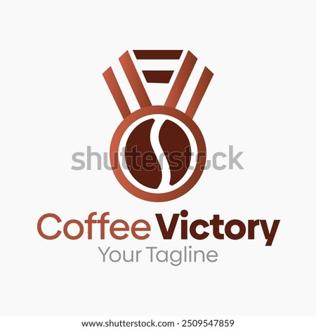 Coffee Victory Logo Design Template. Good for Business, Agency, Community and Organization