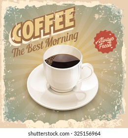 coffee vintage banner