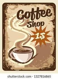 coffee vintage label