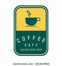 Coffee vintage logo , Coffee coffee emblem.symbol 