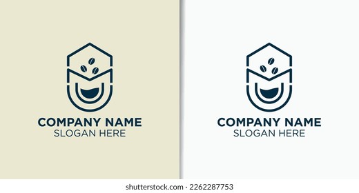 coffee vintage logo template, cafe logo inspiration
