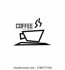Coffee vintage logo , Logo coffee time