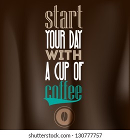 coffee vintage poster