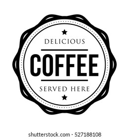 Coffee vintage stamp vector