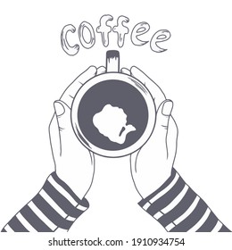 Coffee vintage vectors black and white