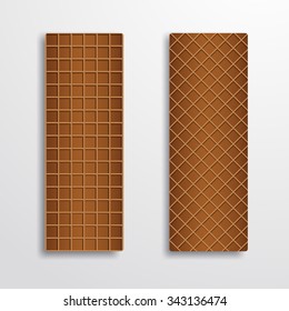 Coffee Wafers : Vector Illustration