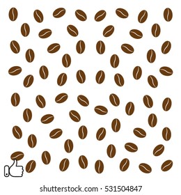 coffee, wallpaper, background, vector illustration EPS 10