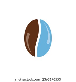 coffee water logo vector design.