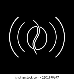 Coffee and Wi-fi Illustration for Logo or Design Element. Simple, Eyecatching, and Memorable. Vector Illustration