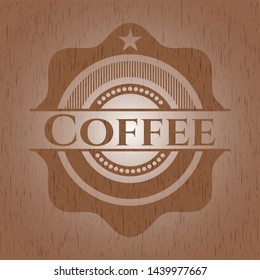 Coffee wooden signboards. Vector Illustration.