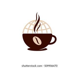 Coffee World Logo Design Template