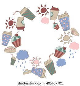 coffee wreath
