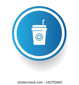 Coffee zone symbol,vector