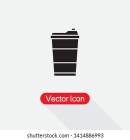 Coffeeaway Cup Icon Vector Illustration Eps10
