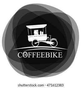 Coffeebike vector icon