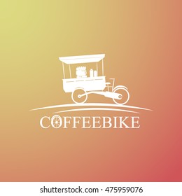 Coffeebike vector icon