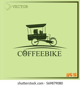 Coffeebike vector icon